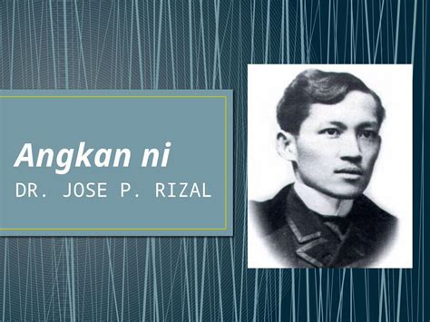 ninong ni rizal|Angkan ni dr. jose p.rizal .